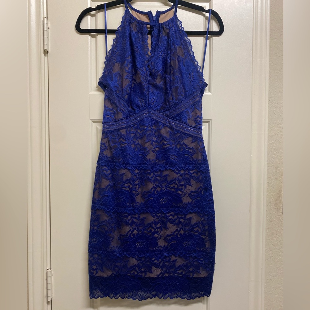 Guess dress with navy lace